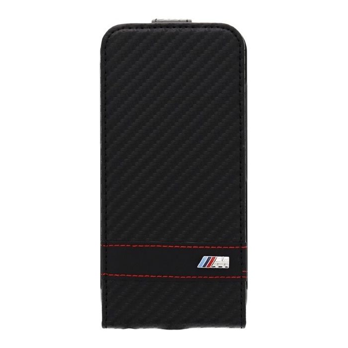 BMW M Collection Flip Case Carbon na iPhone 6 Plus/6s Plus BMFLP6LMCC Black
