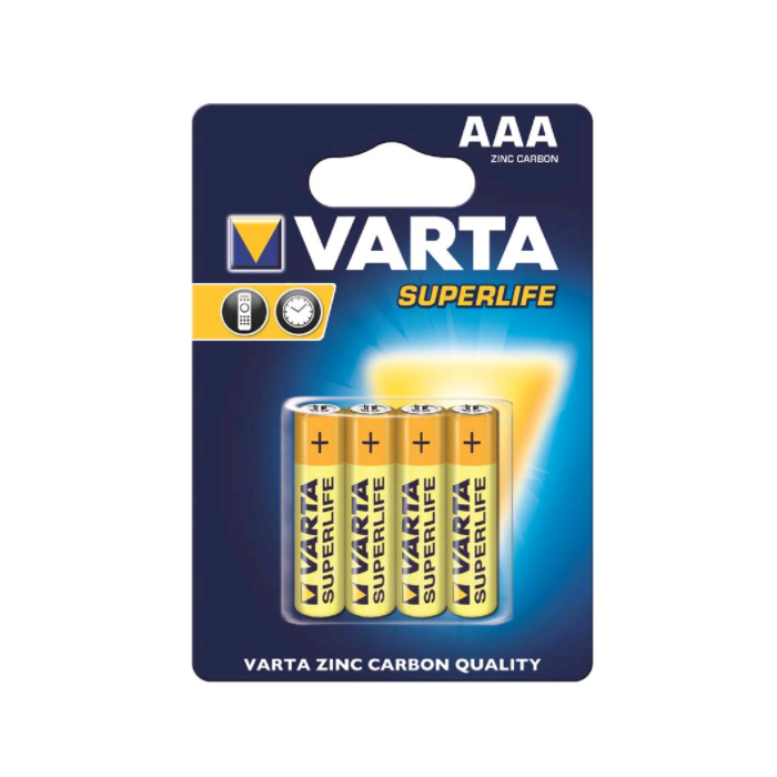 Batérie Varta AAA  Superlife 4ks