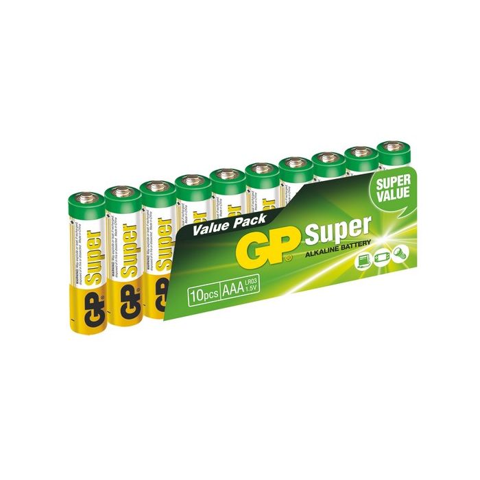 Batérie GP AAA Super Alkaline 10ks