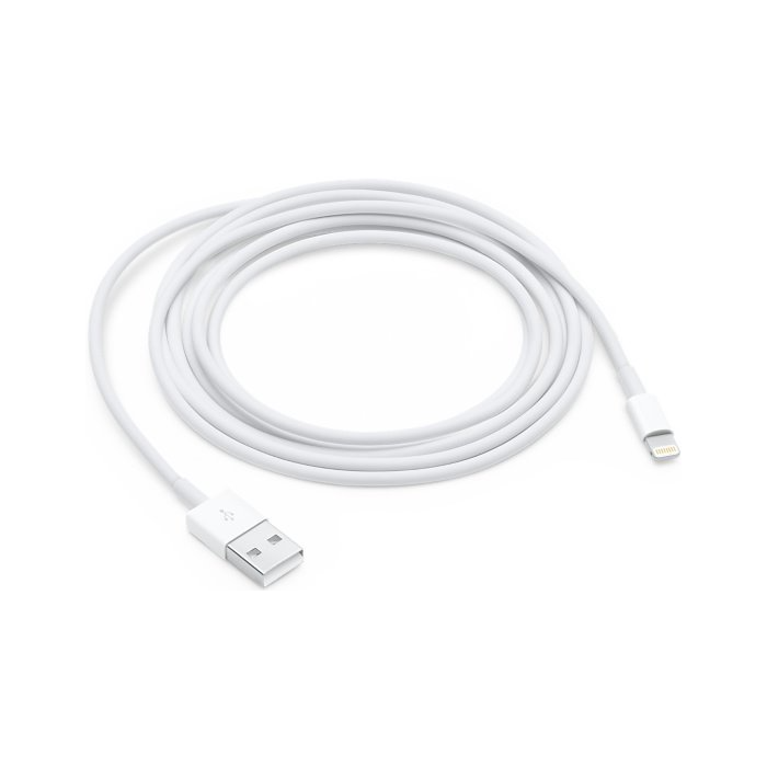 Kábel Apple, USB-A na Lightning, biely (Bulk)