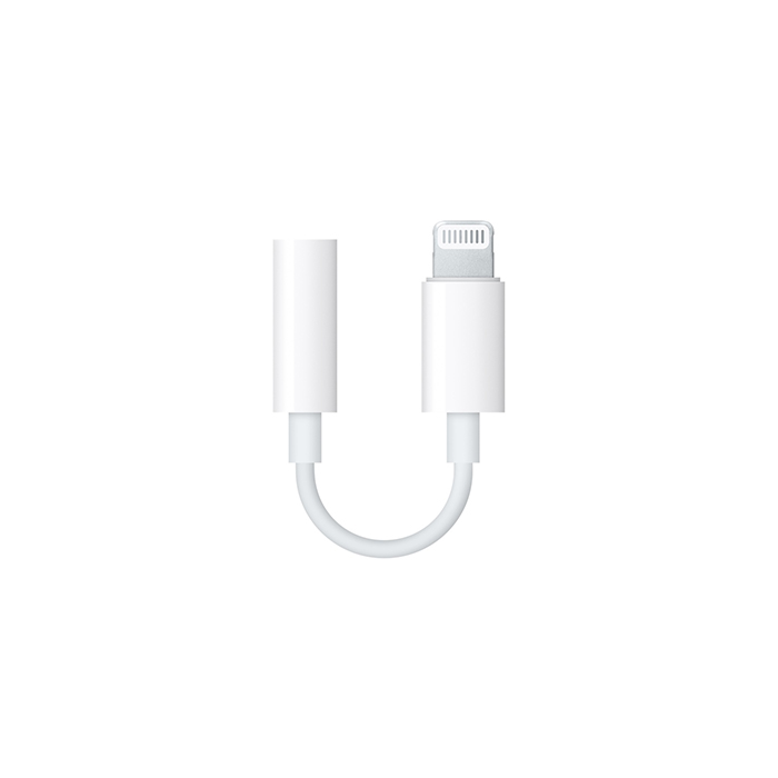 Adaptér Apple MMX62ZM/A, Lightning(M) na 3,5mm audio jack(F), biely (Blister)