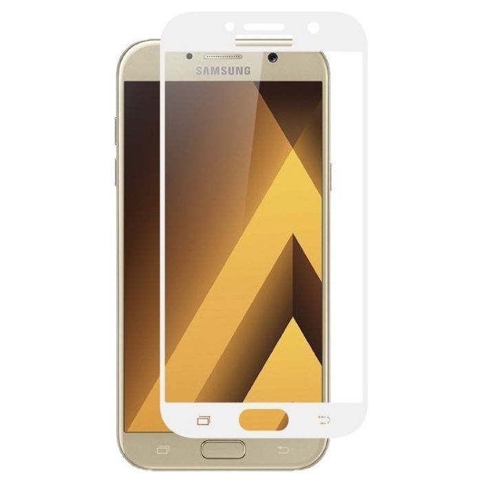 Tempered Glass Samsung Galaxy A3 (2017) Full Face - white tempered glass