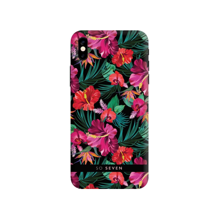 Plastové puzdro na Apple iPhone X/XS SoSeven Hawai Tropical