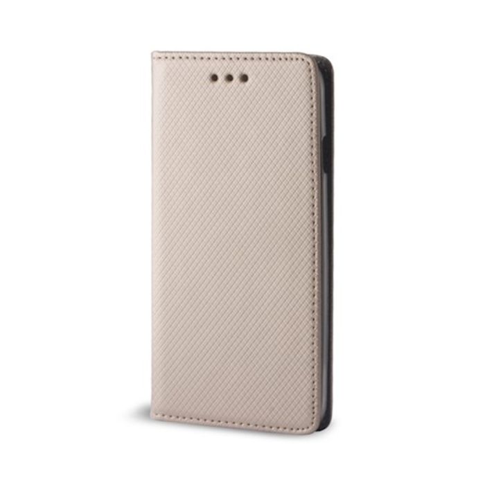 Diárové puzdro Smart Magnet pre Motorola Moto G7 Plus zlaté