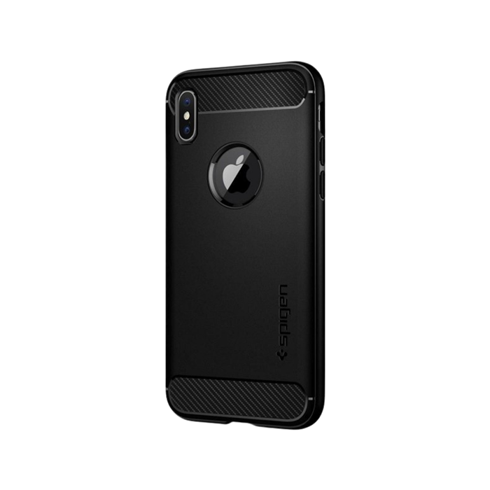 Odolné puzdro na Samsung Galaxy A50 A505 Spigen Rugged Armor čierne