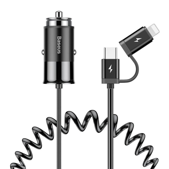 Sieťová nabíjačka Baseus Super Si 1C 20 W TZCCSUP-B01 + kábel USB typ-C/lightning čierna