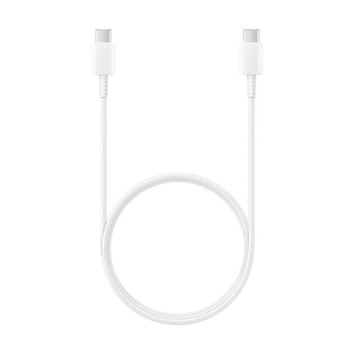 Kábel Samsung EP-DA705BWE, USB-C na USB-C, 3A, 1m, biely (Blister)