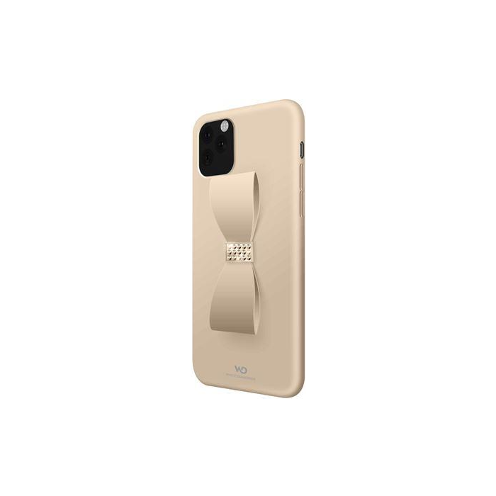 Plastové puzdro na Apple iPhone 11 Pro White Diamonds Bow zlaté