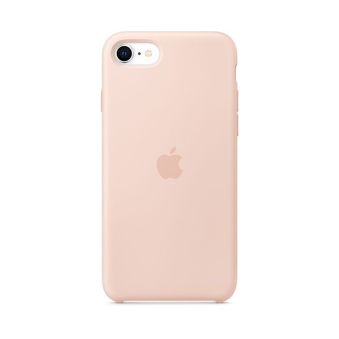 Originálne puzdrol Apple MXYK2ZM iPhone SE 2020 Silicone - Pink Sand