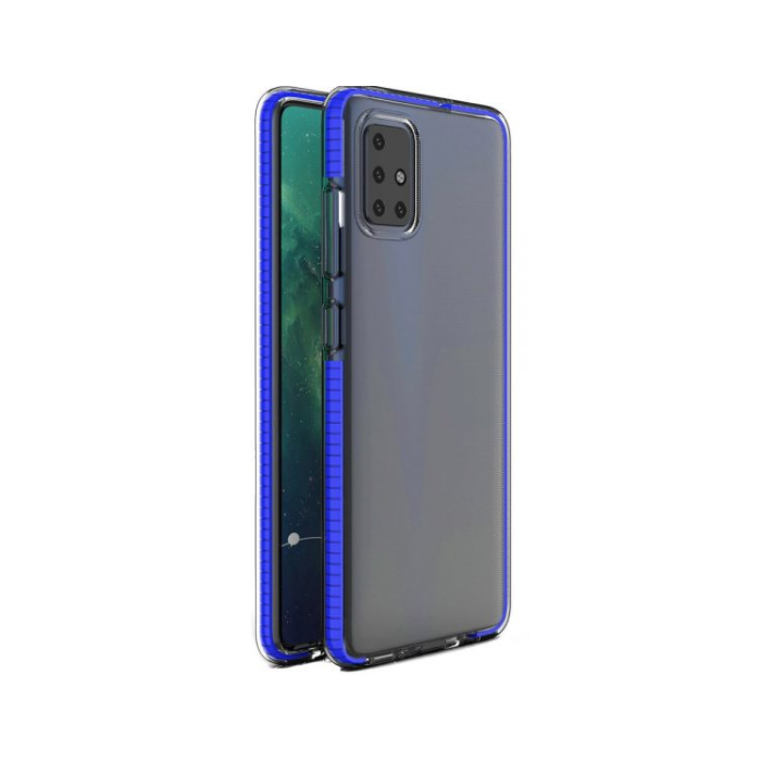 Silikónové puzdro Spring TPU pre Xiaomi Redmi Note 9 Pro/Redmi Note 9s modré