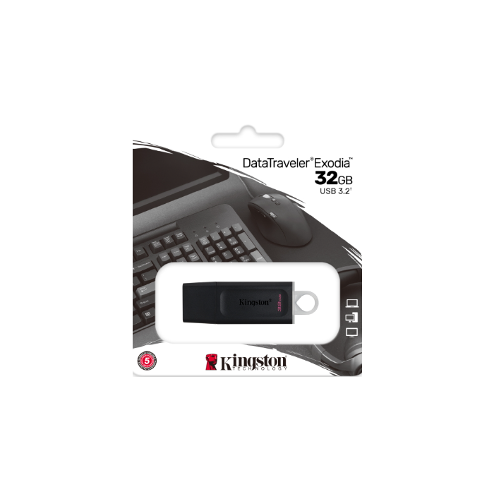 USB kľúč Kingston DT Exodia 32 GB biely 