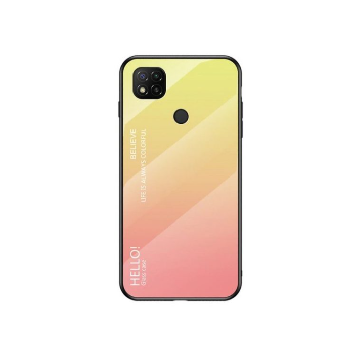 Silikónový obal na Xiaomi Redmi 9C/10A Rainbow Glass ružové