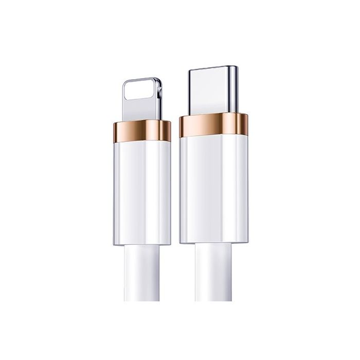 Dátový kábel USAMS SJ484 USB-C/Lightning 20W, 1.2m biely