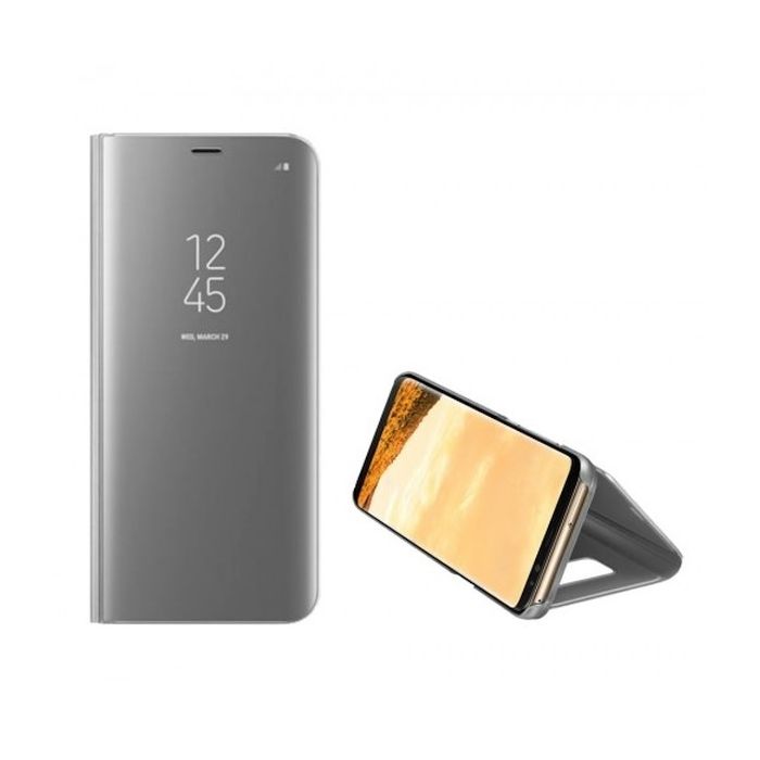 Diárové puzdro na Xiaomi Mi 10T Lite 5G Clear View strieborné