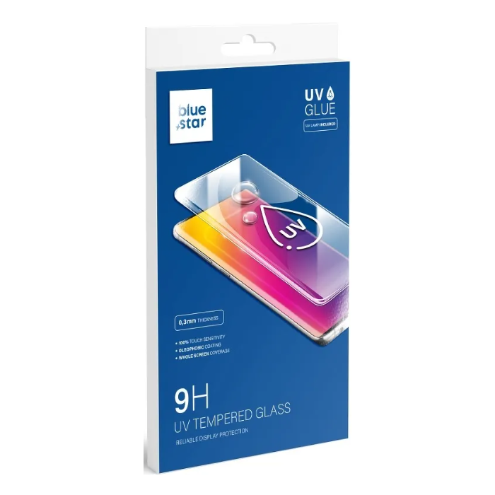 Tvrdené sklo na Samsung Galaxy S21 Ultra G998 Blue Star UV 9H