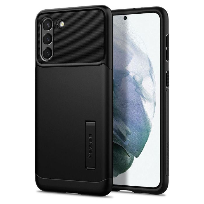 Odolné puzdro na Samsung Galaxy S21 5G Spigen Slim Armor čierne