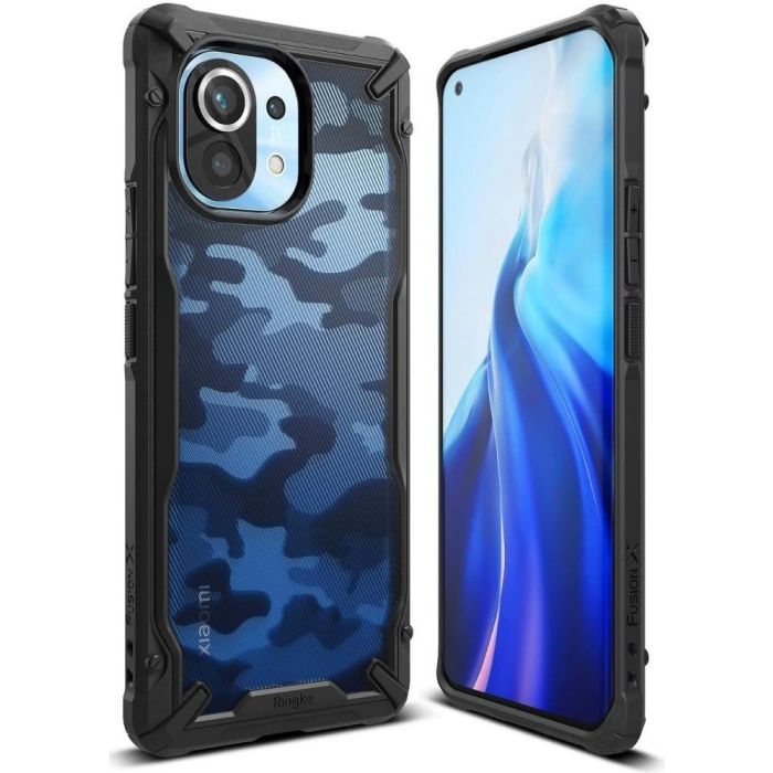 Plastové puzdro na Xiaomi Mi 11 Ringke Fusion čierne  