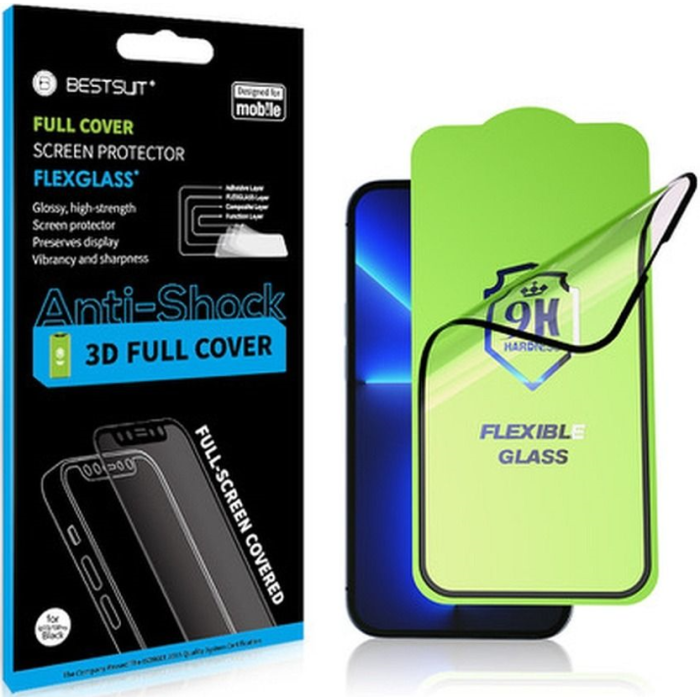 Tvrdené sklo na Samsung Galaxy A51 A515/A51 5G Bestsuit Flexible Hybrid Full Glue 5D 9H celotvárové čierne