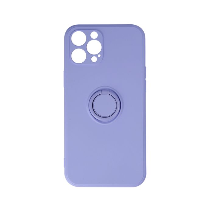 Silikónové puzdro na Apple iPhone 7/8 Plus Finger Grip  fialové