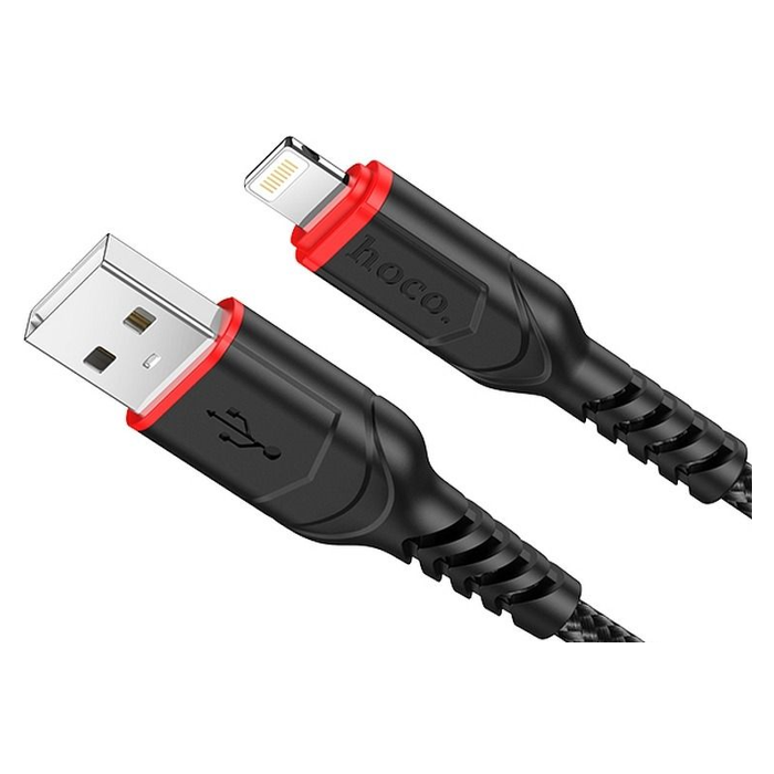 Kábel HOCO VICTORY X59, USB na Lightning 8-pin 2,4A , 1m, čierny