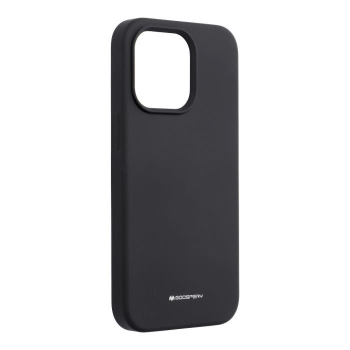 Silikónové puzdro na Apple iPhone 13 Mini Mercury Silicone čierne
