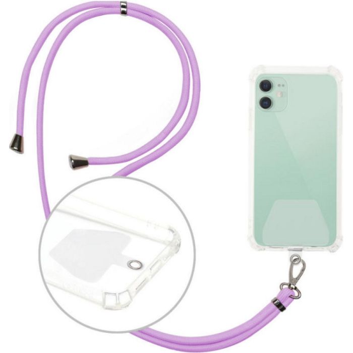 Universal neck strap for phones violet