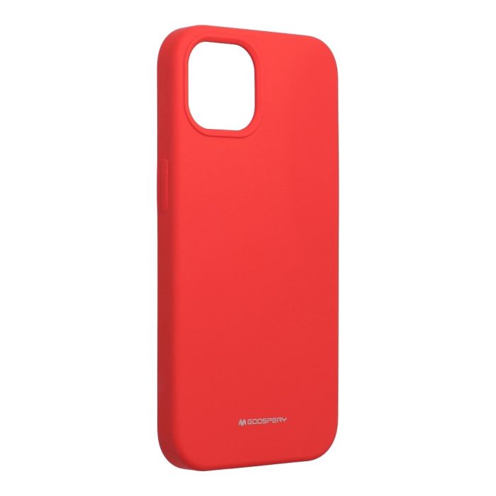 Silikónové puzdro na Apple iPhone 13 Pro MAX Mercury Silicone červené