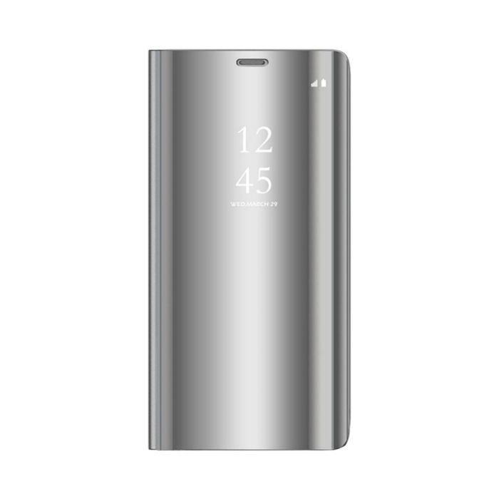 Diárové puzdro na Xiaomi Poco M3/Xiaomi Redmi 9T Clear View strieborné