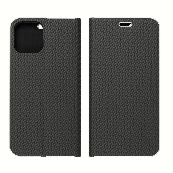 Diárové puzdro na Samsung Galaxy A13 5G A136 Forcell Luna Book Carbon čierne