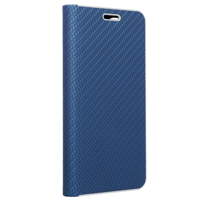 Diárové puzdro na Samsung Galaxy A13 5G A136 Forcell Luna Book Carbon modré