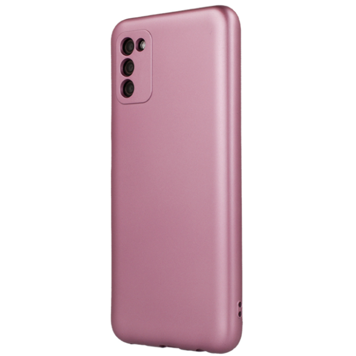 Silikónové puzdro na Apple iPhone 11 Metallic ružové