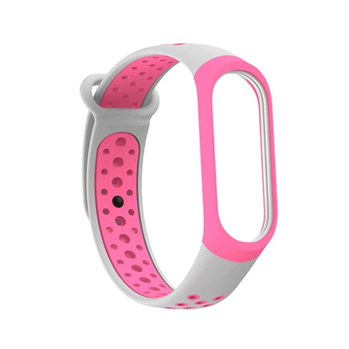 Náhradný remienok na Xiaomi Mi Band 3/4 Beline sivo-ružový