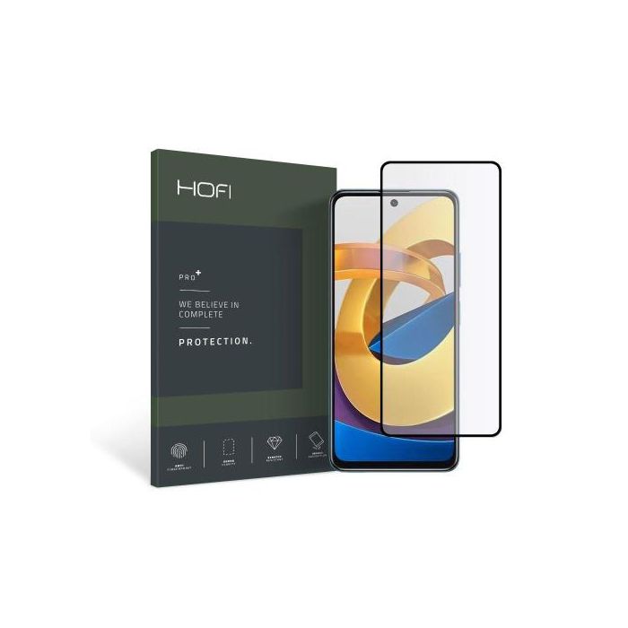 Tvrdené sklo na Xiaomi Redmi Note 11s 5G/Poco M4 Pro 5G Hofi 9H celotvárové čierne