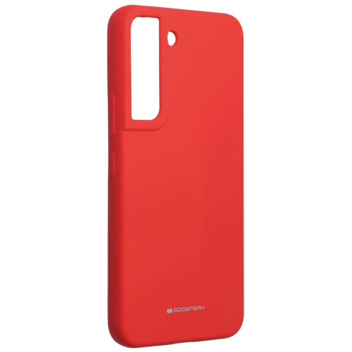 Silikónové puzdro na Samsung Galaxy S22 5G Mercury Silicone červené