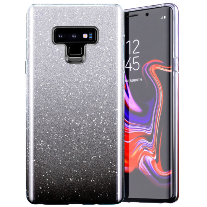 Silikónové puzdro na Xiaomi Redmi Note 11S 5G/11T 5G/Poco M4 Pro 5G Shine Bling strieborno-čierny