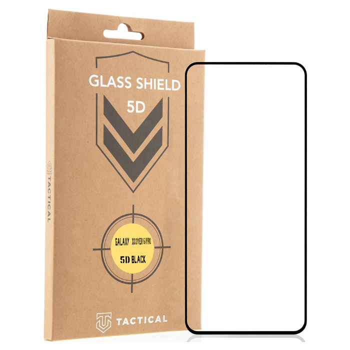 Tvrdené sklo na Samsung Galaxy Xcover 6 Pro Tactical Shield 5D celotvárové čierne