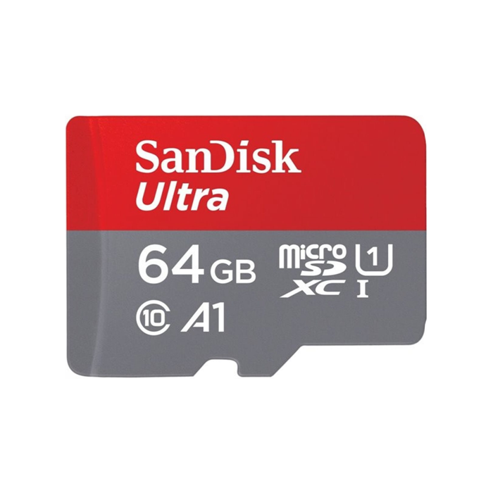 SanDisk Ultra microSDXC 64GB 140 MB/s UHS-I U1 Class 10 + adaptér