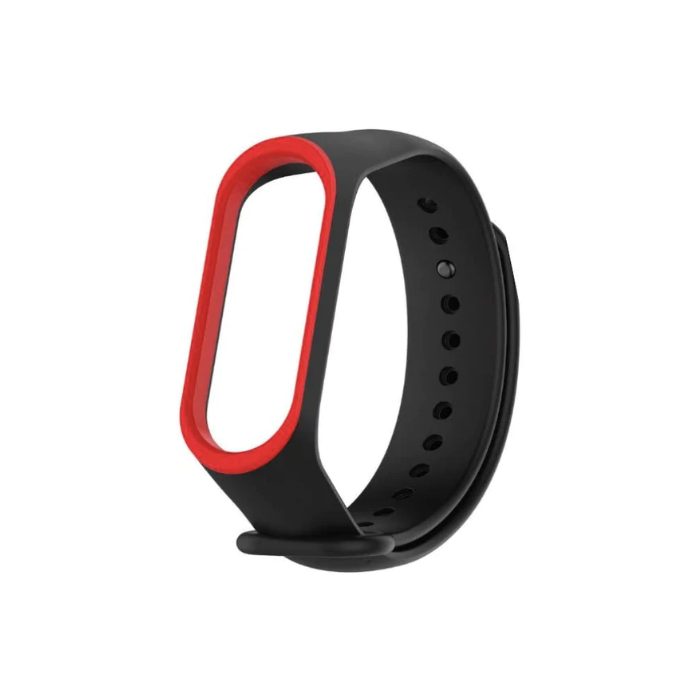 Náhradný remienok na Xiaomi Mi Band 3/4 Tech-protect Smooth čierno-červený