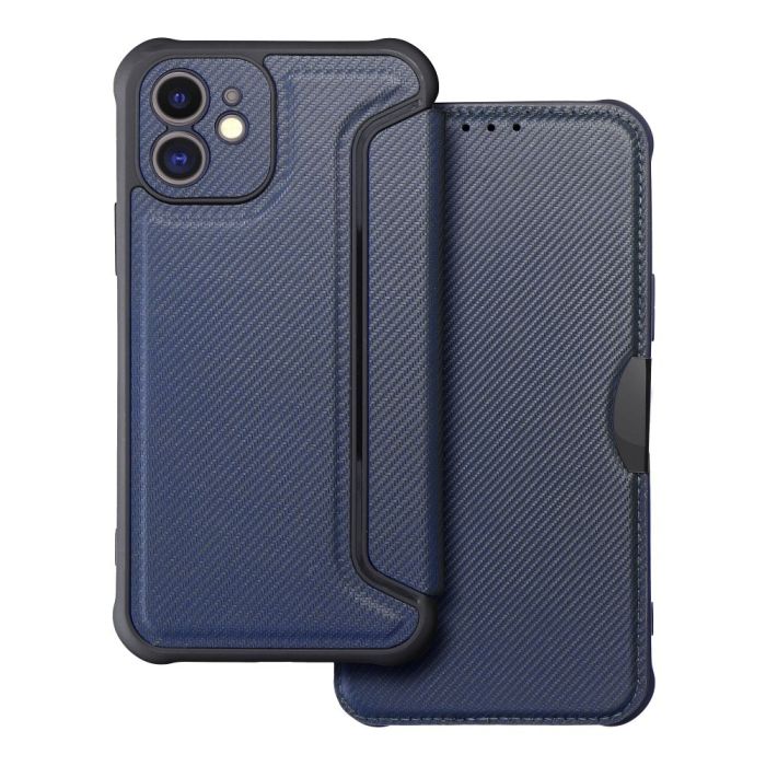 Diárové puzdro na Apple iPhone 12 Forcell razor modré