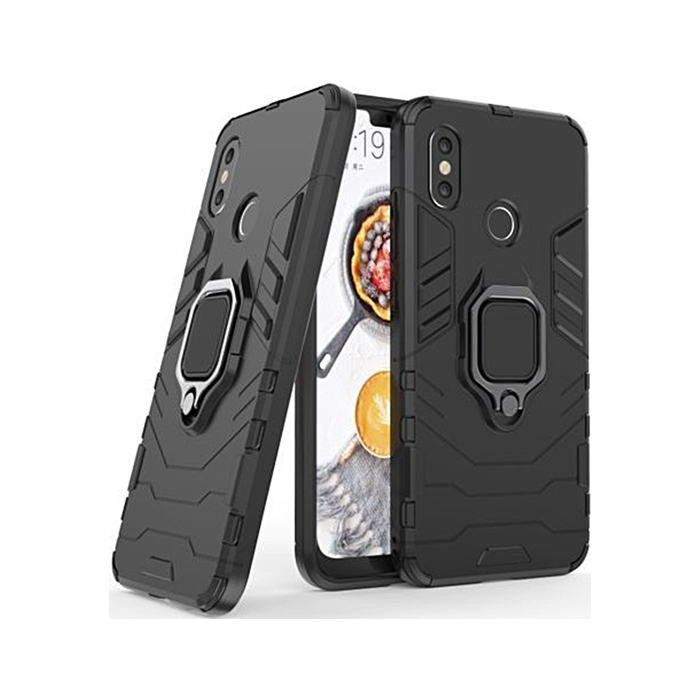 Odolné puzdro na Xiaomi Redmi 10 2020/2022 Ring Armor Rugged čierne