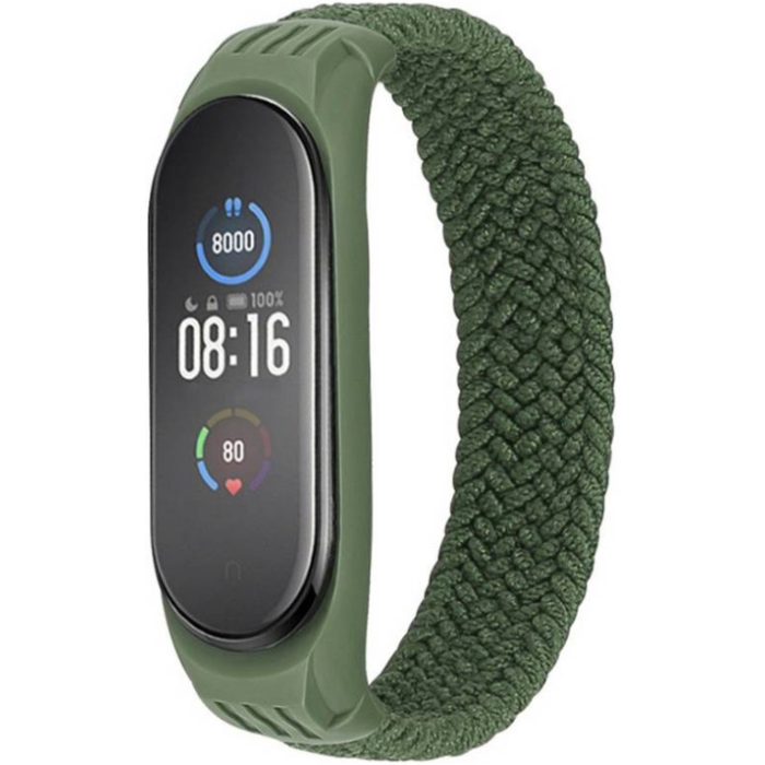 Náhradný remienok na Xiaomi Mi Band 5/6 Tech-Protect Loop vojenská zelená
