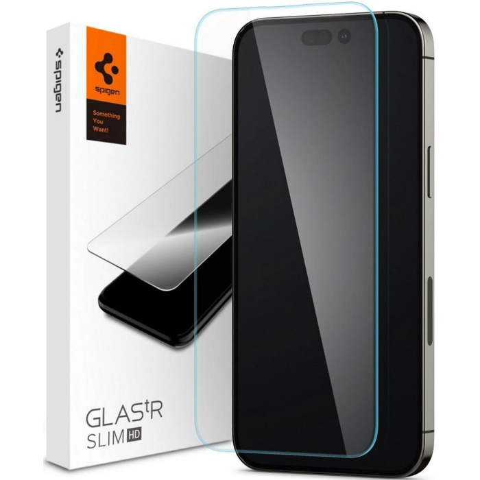 Tvrdené sklo na Apple iPhone 14 Pro SPIGEN GLAS.TR SLIM 9H