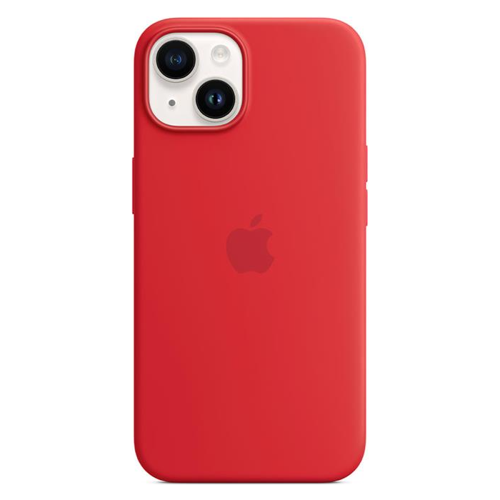 Silikónové puzdro Apple na Apple iPhone 14 MPRW3ZM/A Silicone Case with MagSafe (PRODUCT)Red