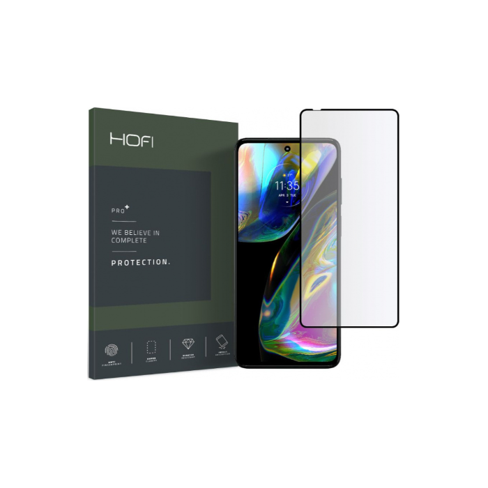 Tvrdené sklo na Motorola Moto E22/E22i Hofi Pro+ 9H celotvárové čierne