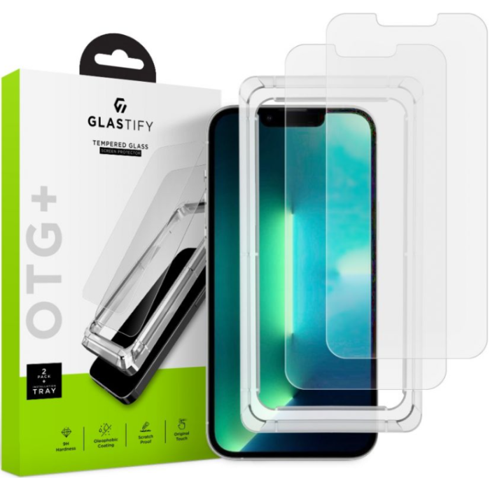 Tvrdené sklo na Apple iPhone 13 Pro Max/14 Plus GlasTIFY OTG+ (2ks)