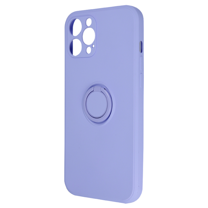 Silikónové puzdro na Samsung Galaxy M23 5G/M13 M135 Finger Grip fialové