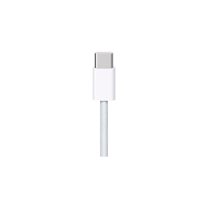Kábel Apple Woven MQKJ32M/A, USB-C na USB-C 1m, biely (Blister)