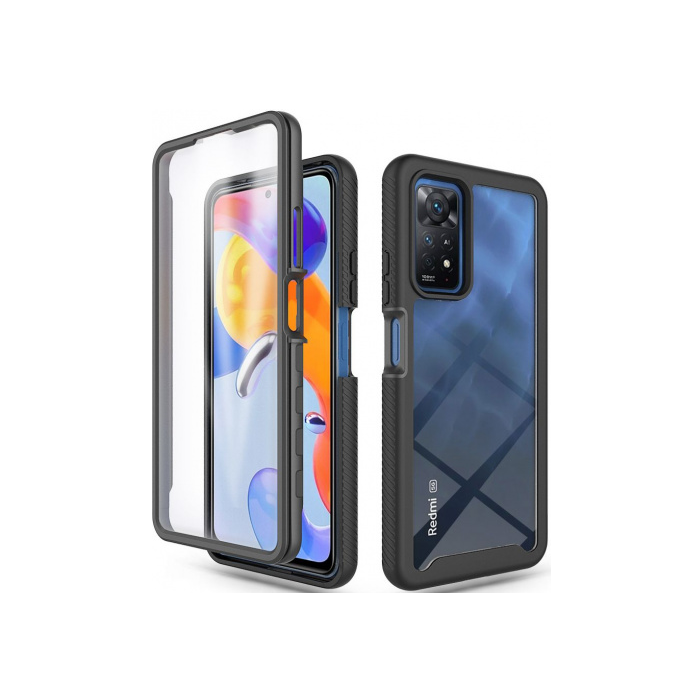 Odolné puzdro na Xiaomi Redmi Note 11 Pro LTE/5G Tech-Protect Full Body Defense 360 čierne