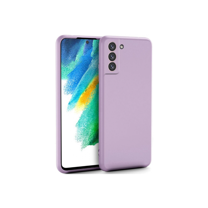 Silikónové puzdro na Samsung Galaxy S21 FE 5G G990 Tech-Protect Icon fialové