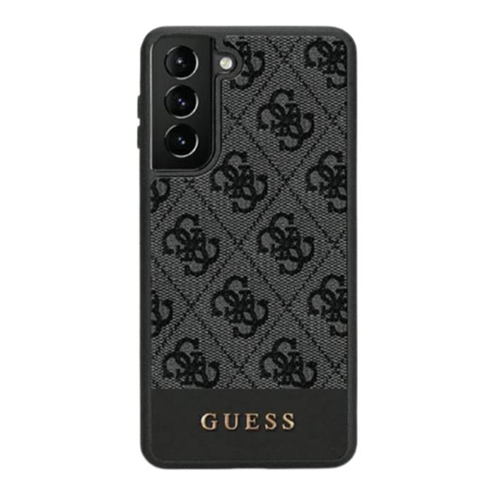 Plastové puzdro Guess na Samsung Galaxy S23 Ultra 5G S918 GUHCS23LG4GLGR 4G Bottom Sprite čierne